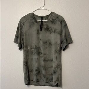 Men's Green Tie-Dye Shirt